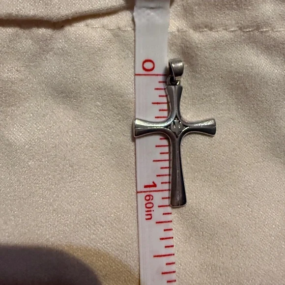 Retired James Avery Sterling Silver Descending Dove Serenity Cross Pendant EUC - Picture 5 of 14